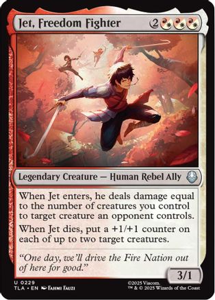Jet, Freedom Fighter (TLA-229) - Avatar: The Last Airbender