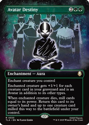 Avatar Destiny (Borderless) (TLA-333) - Avatar: The Last Airbender Foil