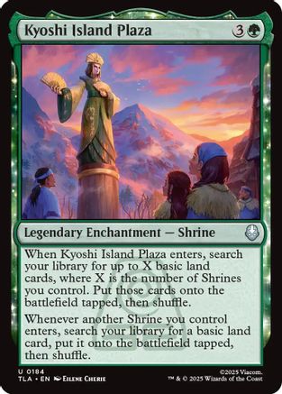 Kyoshi Island Plaza (TLA-184) - Avatar: The Last Airbender Foil