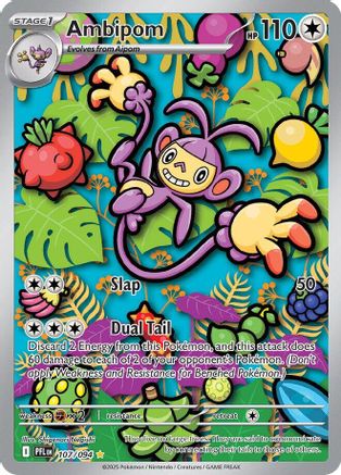 Ambipom 107/094 - Illustration Rare - Holofoil
