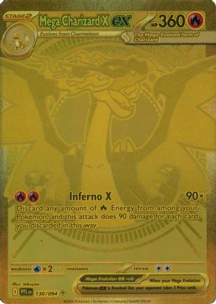Mega Charizard X ex 130/094 - Mega Hyper Rare - Holofoil