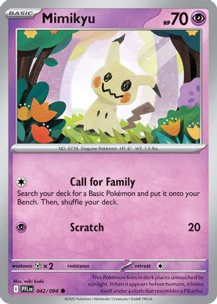 Mimikyu 042 - Common - Reverse Holofoil