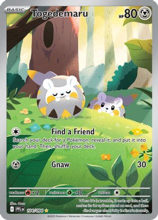 Togedemaru 104/094 - Illustration Rare - Holofoil
