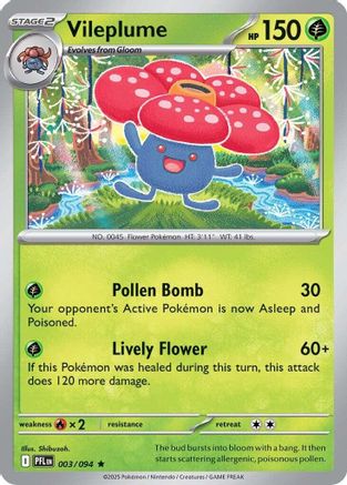 Vileplume 003 - Uncommon - Holofoil