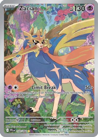 Zacian 100/094 - Illustration Rare - Holofoil