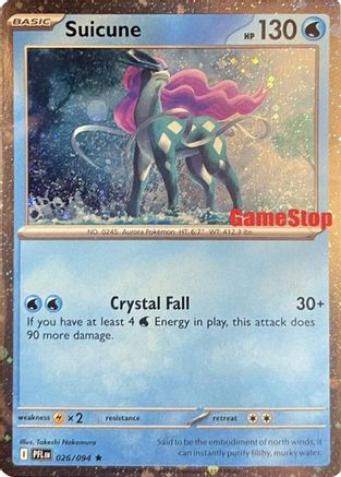 Suicune (Cosmos Holo) (Gamestop Exclusive) 026 - Promo - Holofoil