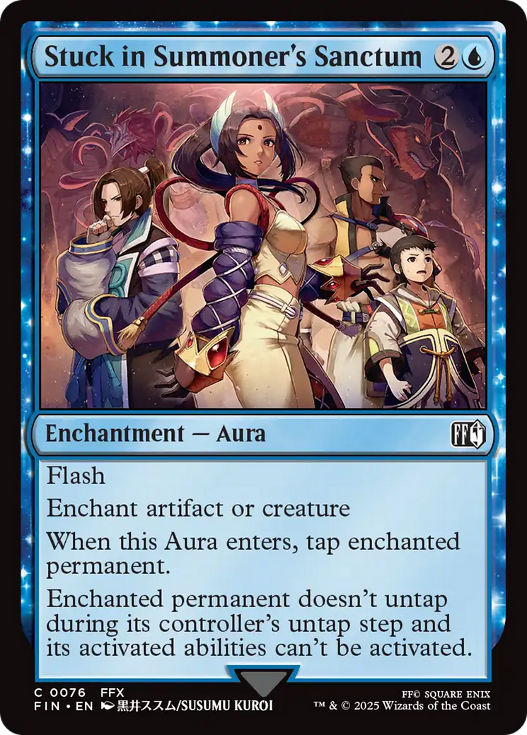 Stuck in Summoner's Sanctum (FIN-076) - FINAL FANTASY Foil