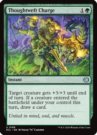 Thoughtweft Charge (ECL-198) - Lorwyn Eclipsed Foil
