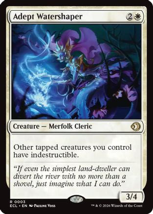 Adept Watershaper (ECL-003) - Lorwyn Eclipsed Foil