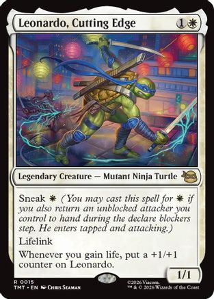 Leonardo, Cutting Edge (TMT-015) - Teenage Mutant Ninja Turtles