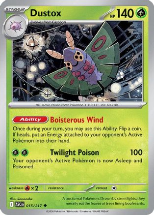 Dustox (015/217) - ME Ascended Heroes