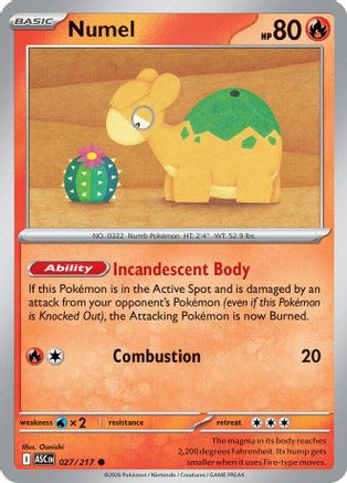 Numel (027/217) - ME Ascended Heroes