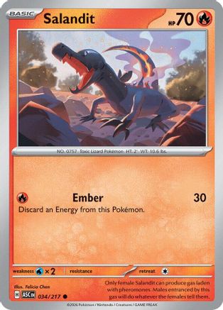 Salandit (034) - ME Ascended Heroes