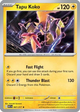 Tapu Koko (067) - ME Ascended Heroes Holofoil