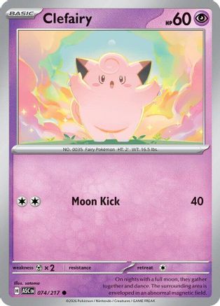 Clefairy (074) - ME Ascended Heroes Reverse Holofoil