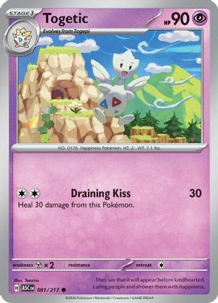 Togetic (081) - ME Ascended Heroes Reverse Holofoil