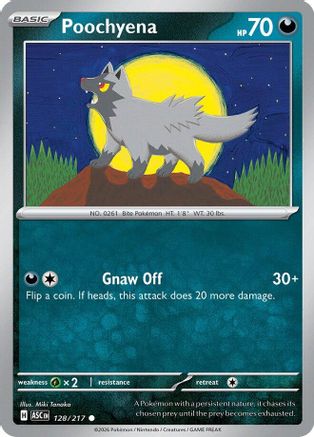 Poochyena (128) - ME Ascended Heroes Reverse Holofoil