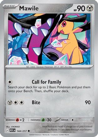 Mawile (144/217) - ME Ascended Heroes Reverse Holofoil