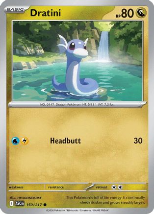 Dratini (150) - ME Ascended Heroes Reverse Holofoil