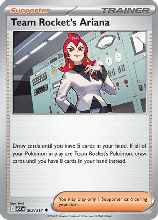 Team Rocket's Ariana (202) - ME Ascended Heroes Reverse Holofoil