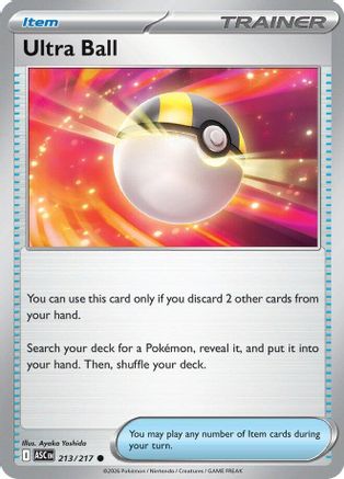 Ultra Ball (213/217) - ME Ascended Heroes