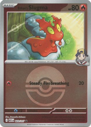 Ethan's Slugma (Poke Ball) (023) - ME Ascended Heroes Reverse Holofoil