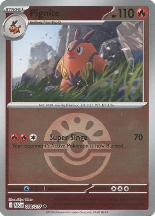 Pignite (Friend Ball) (030) - ME Ascended Heroes Reverse Holofoil