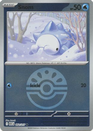 Snom (Friend Ball) (052) - ME Ascended Heroes Reverse Holofoil