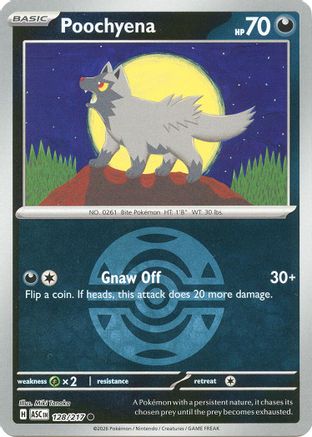 Poochyena (Dusk Ball) (128) - ME Ascended Heroes Reverse Holofoil