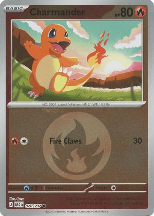 Charmander (Energy Symbol Pattern) (020) - ME Ascended Heroes Reverse Holofoil