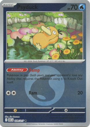 Psyduck (Energy Symbol Pattern) (039/217) - ME Ascended Heroes Reverse Holofoil