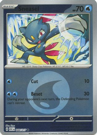 Sneasel (Energy Symbol Pattern) (044) - ME Ascended Heroes Reverse Holofoil
