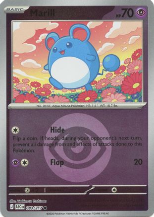 Marill (Energy Symbol Pattern) (083/217) - ME Ascended Heroes Reverse Holofoil