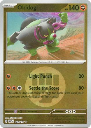 Okidogi (Energy Symbol Pattern) (122) - ME Ascended Heroes Reverse Holofoil