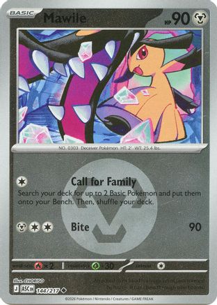 Mawile (Energy Symbol Pattern) (144/217) - ME Ascended Heroes Reverse Holofoil