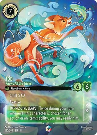 Tod - Knows All the Tricks (Enchanted) (230/204) - Winterspell Holofoil