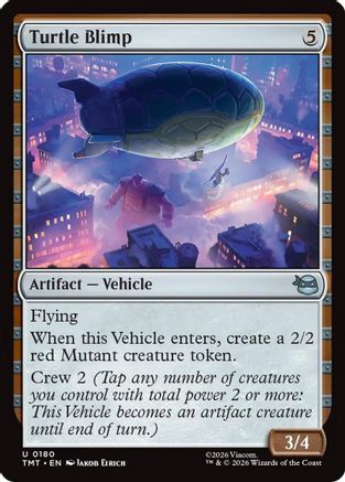 Turtle Blimp (TMT-180) - Teenage Mutant Ninja Turtles