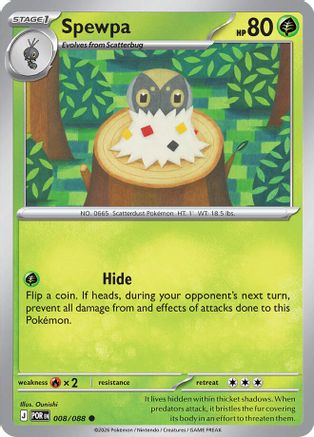 Spewpa (008/088) - ME03 Perfect Order Reverse Holofoil