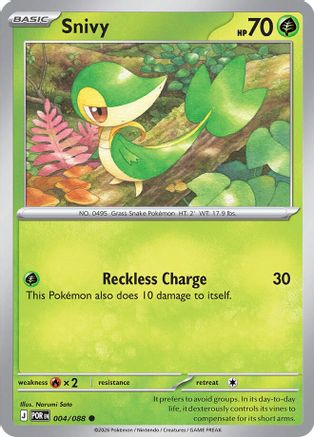 Snivy (004) - ME03 Perfect Order Reverse Holofoil
