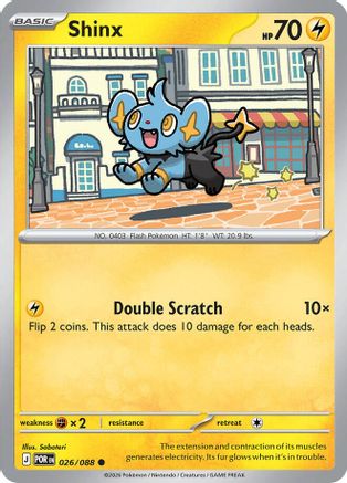 Shinx (026) - ME03 Perfect Order Reverse Holofoil