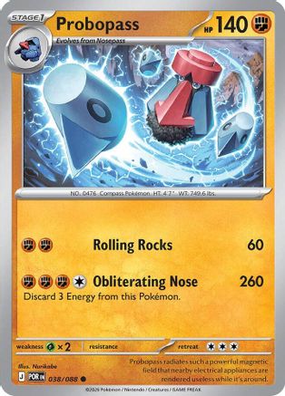 Probopass (038/088) - ME03 Perfect Order Reverse Holofoil