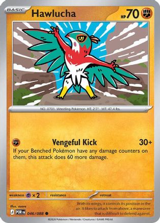Hawlucha (046) - ME03 Perfect Order Reverse Holofoil