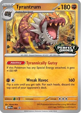 Tyrantrum (066/null) - ME Mega Evolution Promo Holofoil
