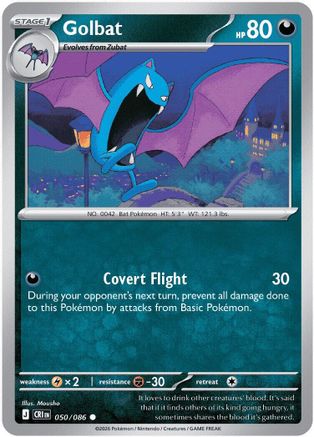 Golbat (050/null) - ME04 Chaos Rising Reverse Holofoil