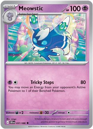 Meowstic (037/null) - ME04 Chaos Rising