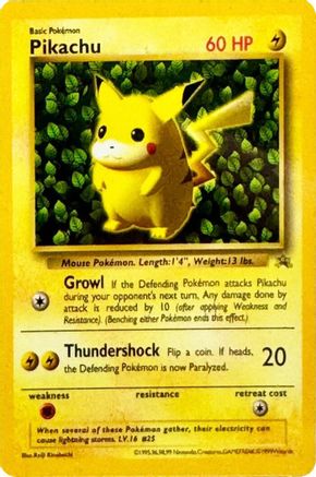Pikachu(Corocoro Grey Star) - WoTC Promo