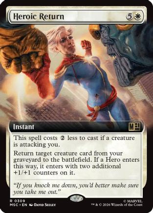 Heroic Return (Extended Art) (MSC-309) - Commander: Marvel Super Heroes
