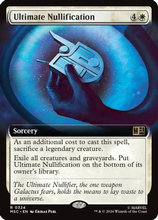 Ultimate Nullification (Extended Art) (MSC-324) - Commander: Marvel Super Heroes Foil