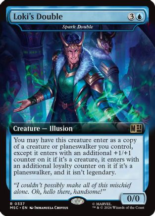 Loki's Double - Spark Double (Extended Art) (MSC-337) - Commander: Marvel Super Heroes