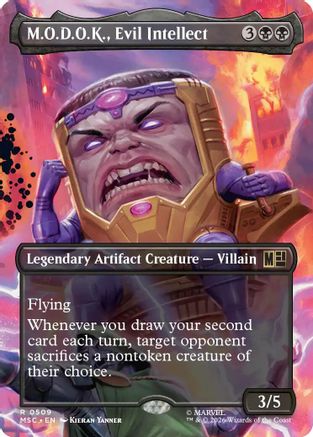 M.O.D.O.K., Evil Intellect (Borderless) (MSC-509) - Commander: Marvel Super Heroes